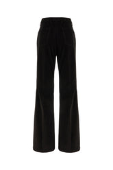 Black stretch cotton pants -  | Wise