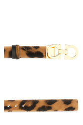 Printed reversible calf hair belt -  | Wise