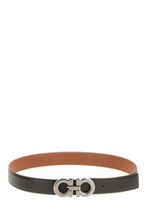 Black leather reversible belt -  | Wise