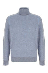 Powder blue cashmere sweater -  | Wise