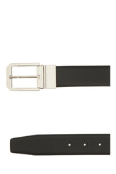 Black leather reversible belt -  | Wise