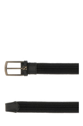 Black fabric belt -  | Wise