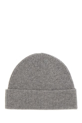 Grey cashmere beanie hat -  | Wise