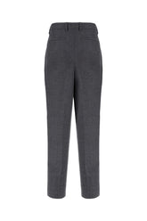 Dark grey wool pants -  | Wise
