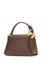 Borsa a mano Corner piccola in pelle cioccolato -  | Wise