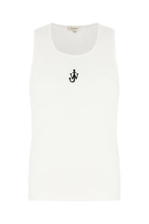 White stretch cotton top -  | Wise