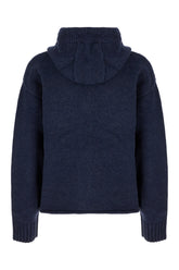 Cardigan in lana blu navy -  | Wise