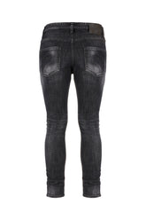 Black stretch denim Skater jeans -  | Wise