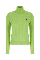 Maglione in misto lana verde lime -  | Wise