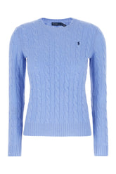 Maglione in misto lana azzurro -  | Wise