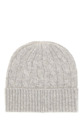 Grey wool blend beanie hat -  | Wise