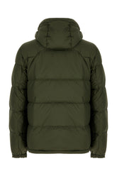 Military green polyester down jacket -  | Wise