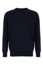 Midnight blue wool sweater -  | Wise