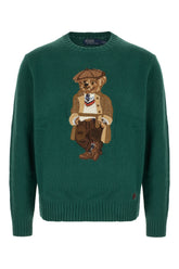 Green wool blend sweater -  | Wise