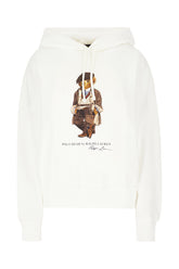 White cotton blend sweatshirt -  | Wise