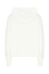 White cotton blend sweatshirt -  | Wise