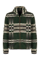 Multicolor pile jacket -  | Wise