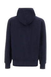 Felpa in misto cotone blu navy -  | Wise
