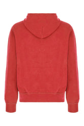 Red cotton blend sweatshirt -  | Wise