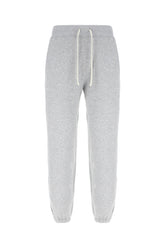 Grey cotton blend joggers -  | Wise