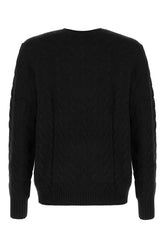 Black wool blend sweater -  | Wise