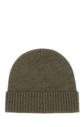 Military green wool beanie hat -  | Wise