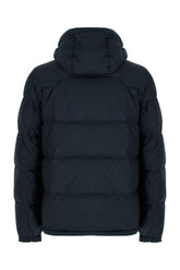 Navy blue polyester down jacket -  | Wise