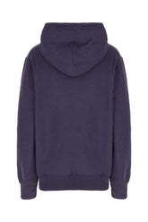 Navy blue cotton blend sweatshirt -  | Wise