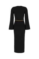 Abito in misto lana nera -  | Wise
