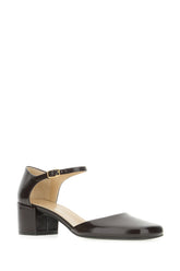 Scarpe con tacco in pelle testa di moro -  | Wise