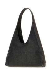 Black leather small Pike shoulder bag -  | Wise