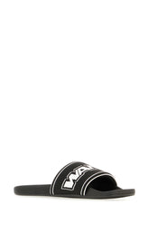 Black rubber slippers -  | Wise