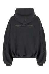 Dark grey cotton sweatshirt -  | Wise