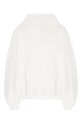 White cotton oversize sweatshirt -  | Wise