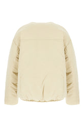Cream cotton down jacket -  | Wise