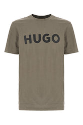 Military green cotton t-shirt -  | Wise