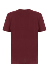Burgundy cotton t-shirt -  | Wise