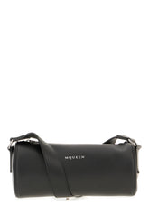 Black leather small Roller crossbody bag -  | Wise