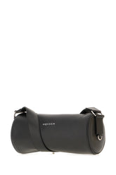 Black leather small Roller crossbody bag -  | Wise