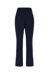 Navy blue wool pants -  | Wise