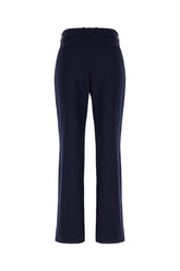 Navy blue wool pants -  | Wise