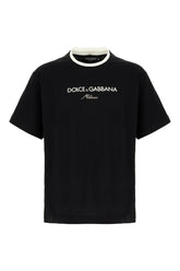 T-shirt in cotone nero -  | Wise