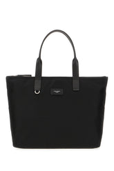 Black nylon shopping bag -  | Wise