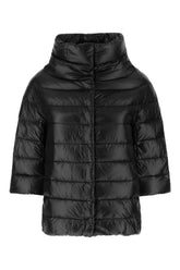 Black nylon down jacket -  | Wise