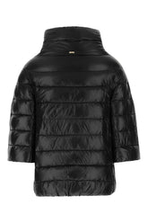 Black nylon down jacket -  | Wise