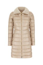 Beige nylon down jacket -  | Wise