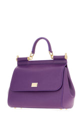 Borsa a mano Sicily grande in pelle viola -  | Wise