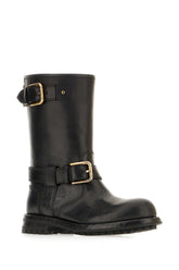 Black leather boots -  | Wise