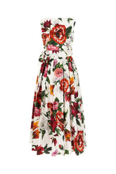 Printed poplin shirt dress -  | Wise