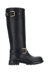 Black leather boots -  | Wise